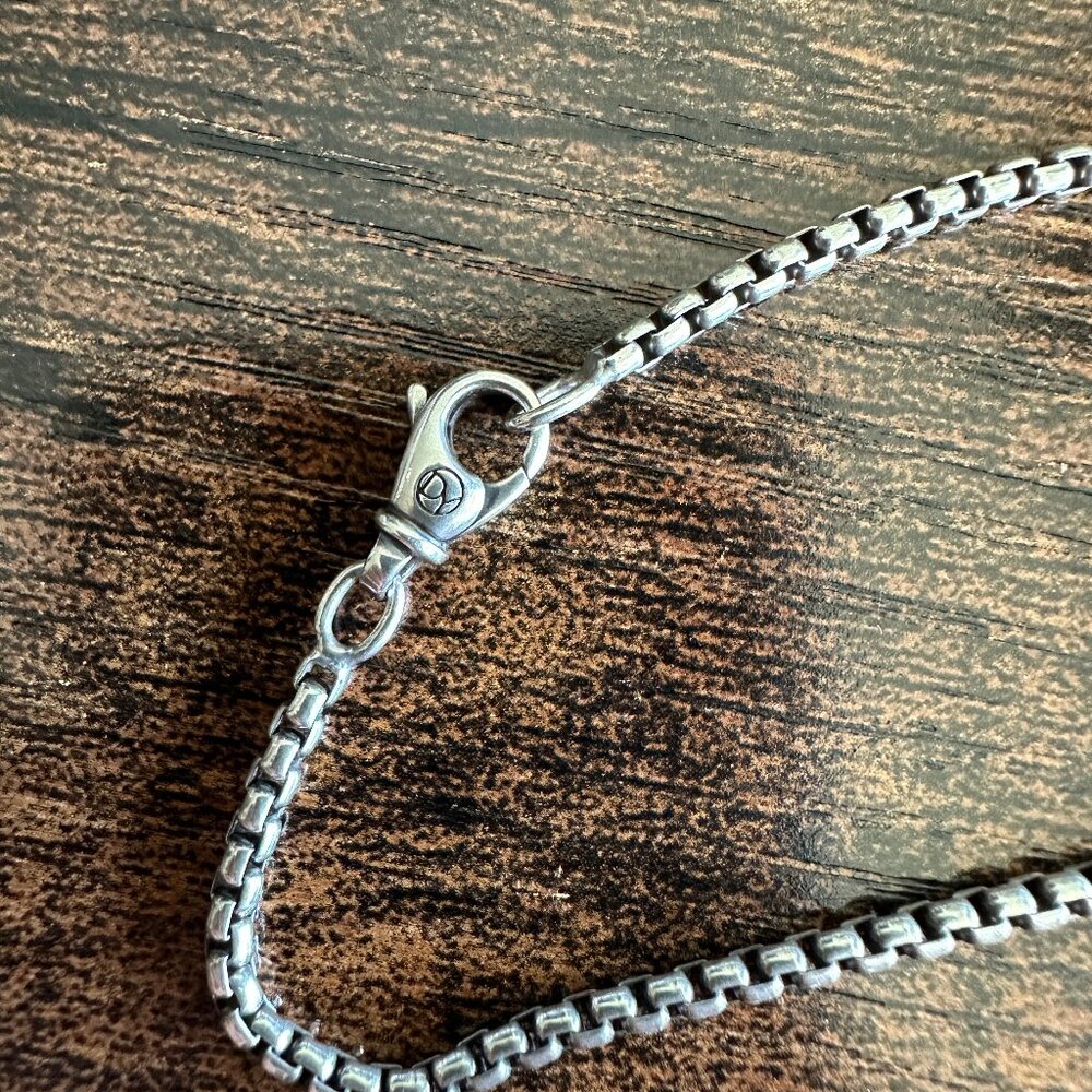 David Yurman Small Box Chain Necklace - 2.7mm - 22" - Picture 8 of 10
